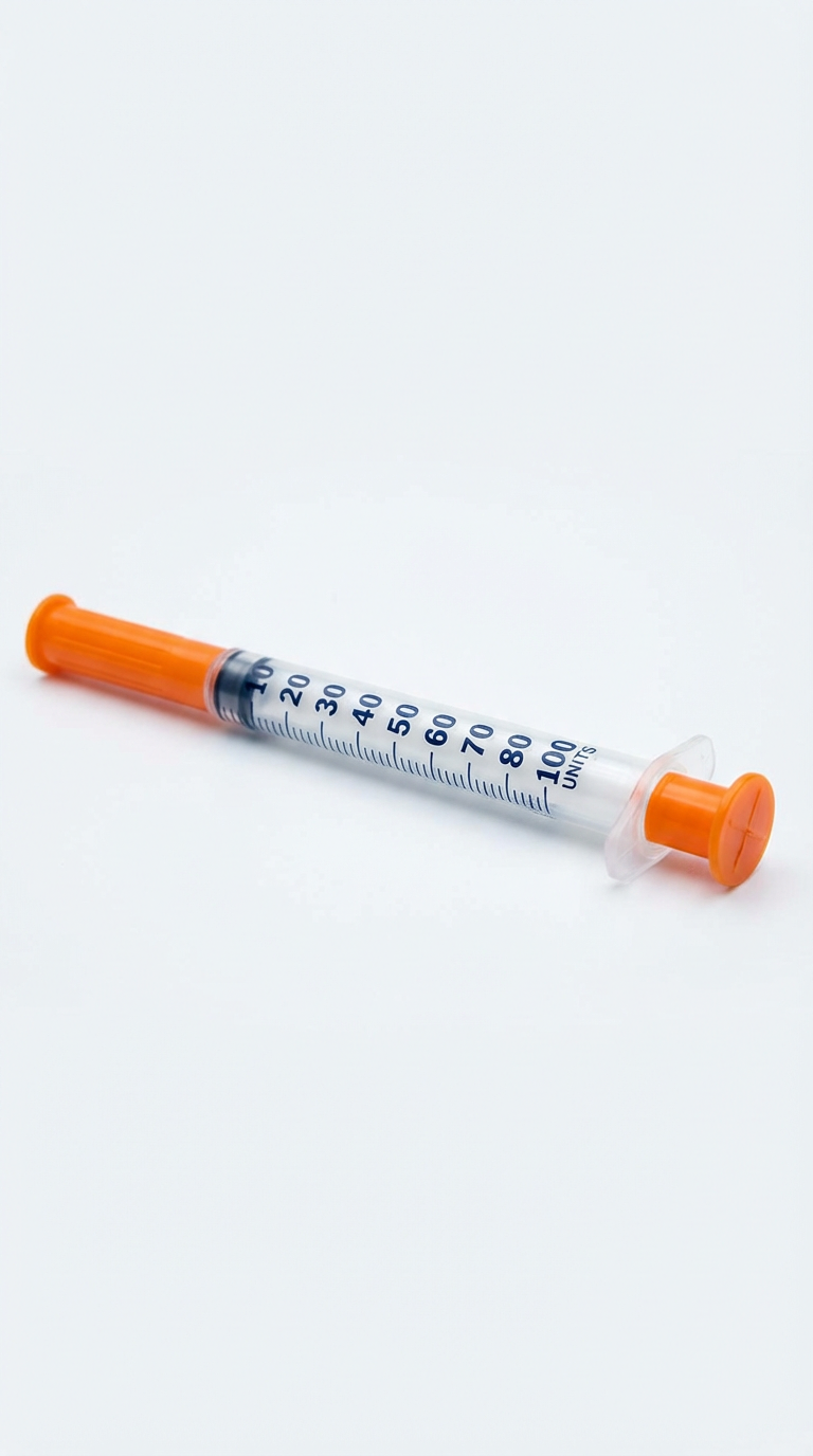 Seringa de Insulina 0-100 UI - Vista Completa